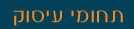 תחומי עיסוק